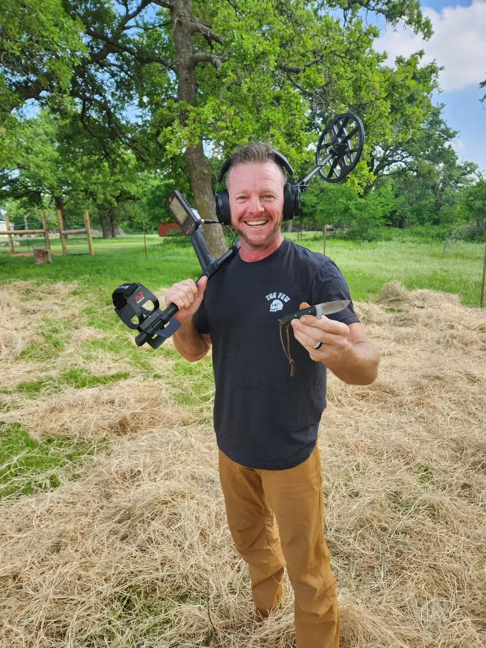 Derik Keith in the field